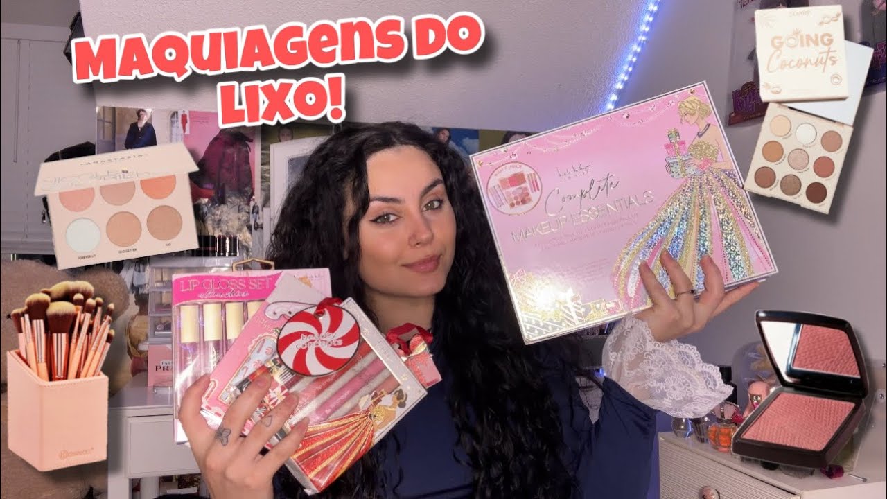 Dumpster diving! Maquiagens do lixo dos Estados Unidos! 🇺🇸
