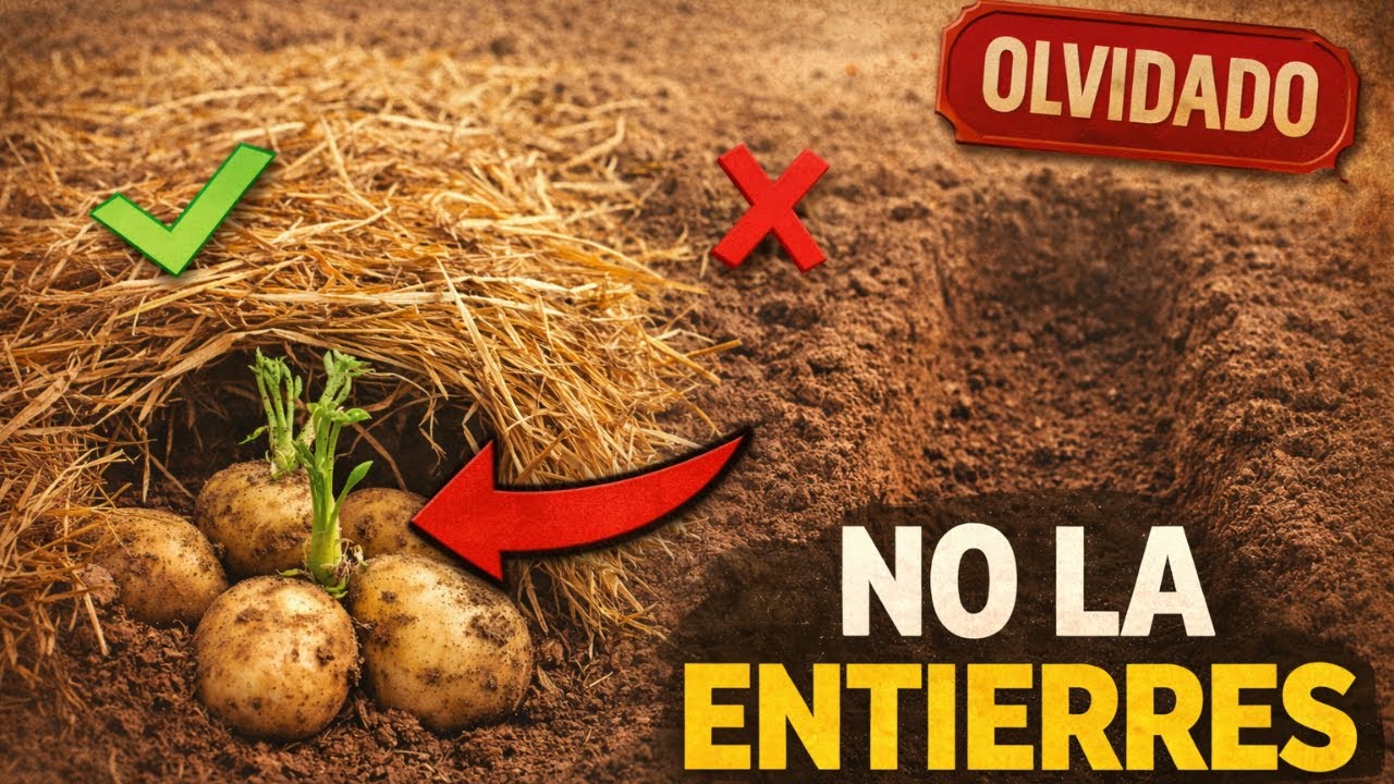 No entierres la papa: el método olvidado que da cosechas masivas (sin esfuerzo)