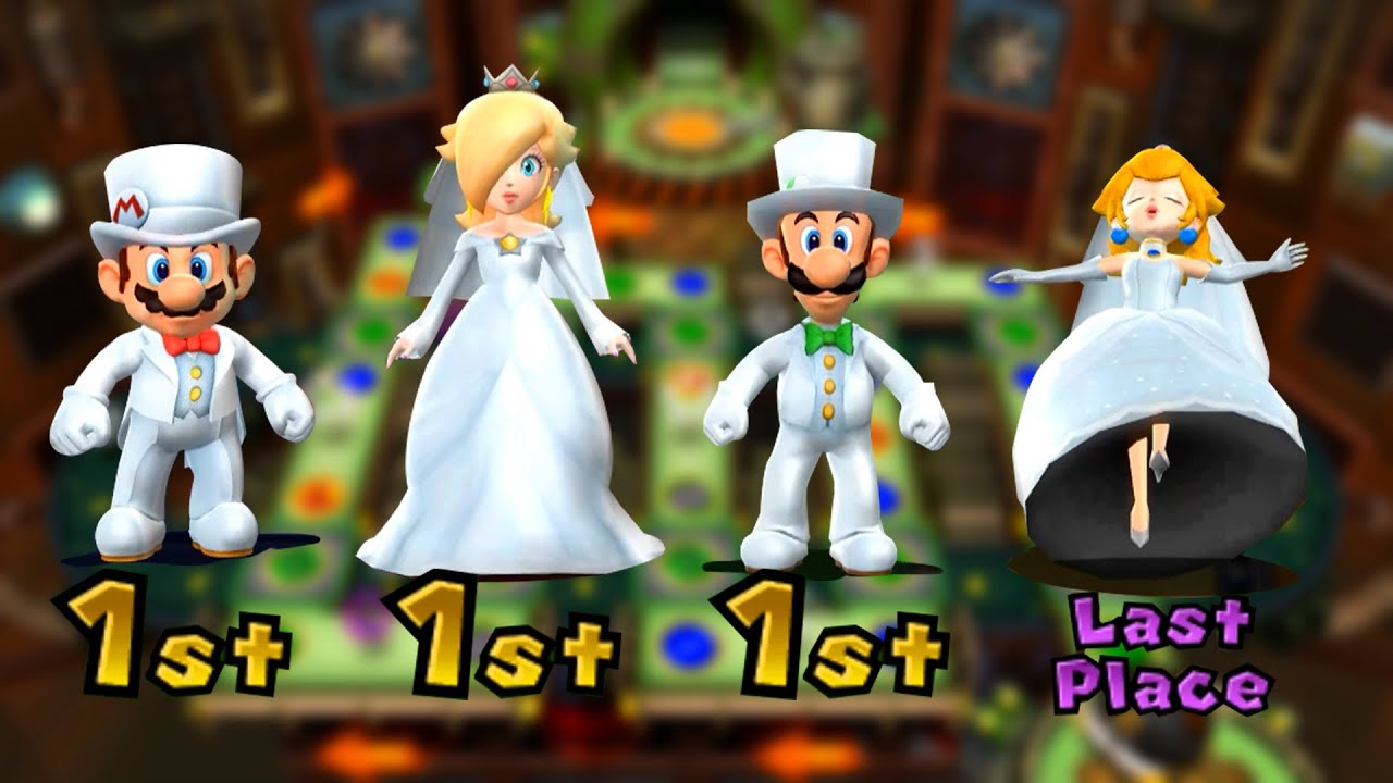 【マリオパーティ9】パーティーモード   ボムオンファクトリー マリオ Vs プリンセスピーチ Vs ルイージ Vs ロゼッタ (CPU最強 たつじん)
