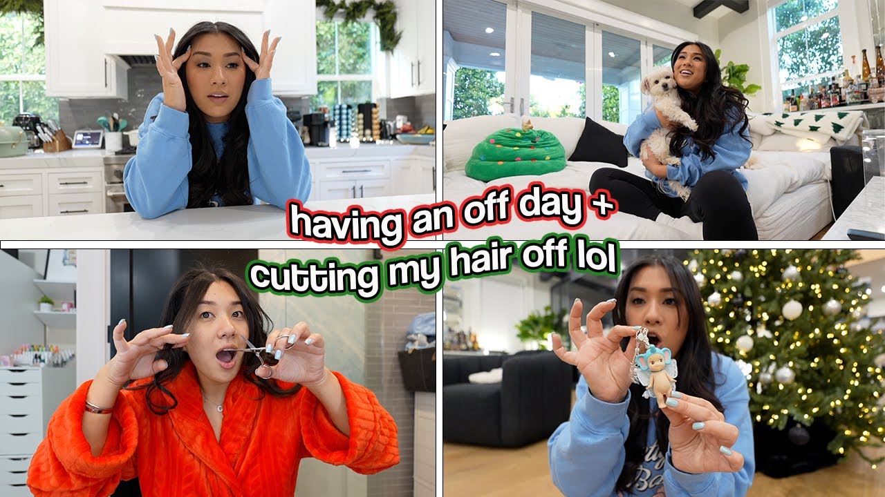 CUTTING MY HAIR + Having An Off Day... Vlogmas Day 4
