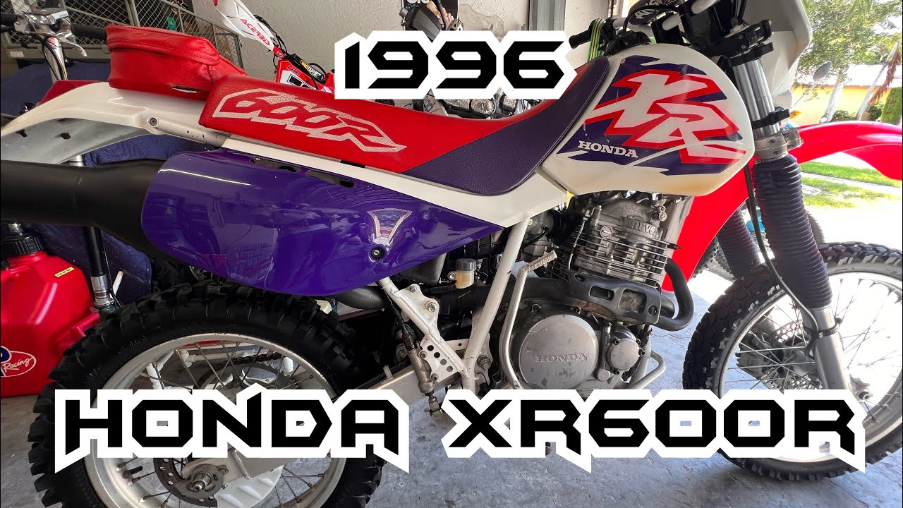 1996 HONDA XR600R sitting for a while