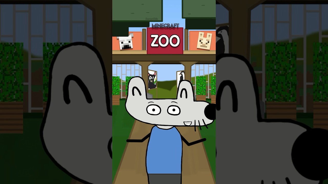 The ultimate Minecraft Zoo #animation #minecraft