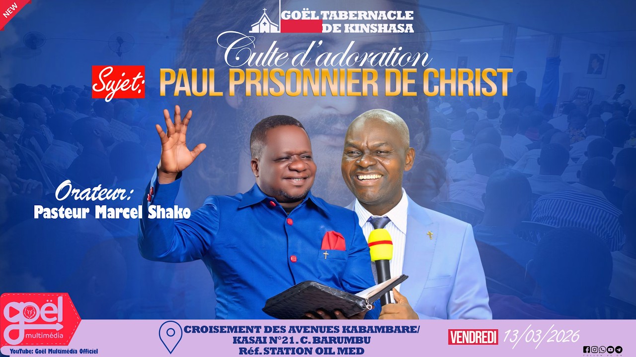 PAUL PRISONNIER DE CHRIST  | PASTEUR MARCEL SHAKO