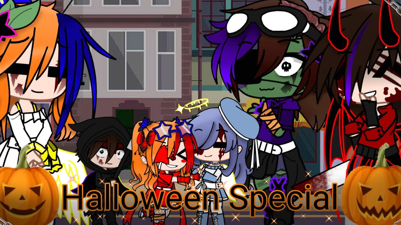 The Afton Family's Halloween//Ft:Afton family and Lucy//Not OG//Afton Family Gacha//
