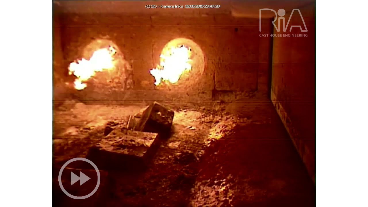Aluminium Melting Furnace Hot Metal Explosion captured by RiA In-Furnace Cameras