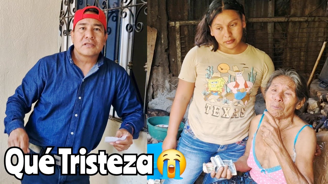 Qué triste todo lo que LLORANDO reveló de su esposo mientras recibía esta ayuda, Véan 