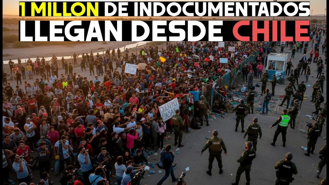 1 MILLON DE VENEZOLANOS LLEGAN A PERU POR LA FRONTERA CHILENA!
