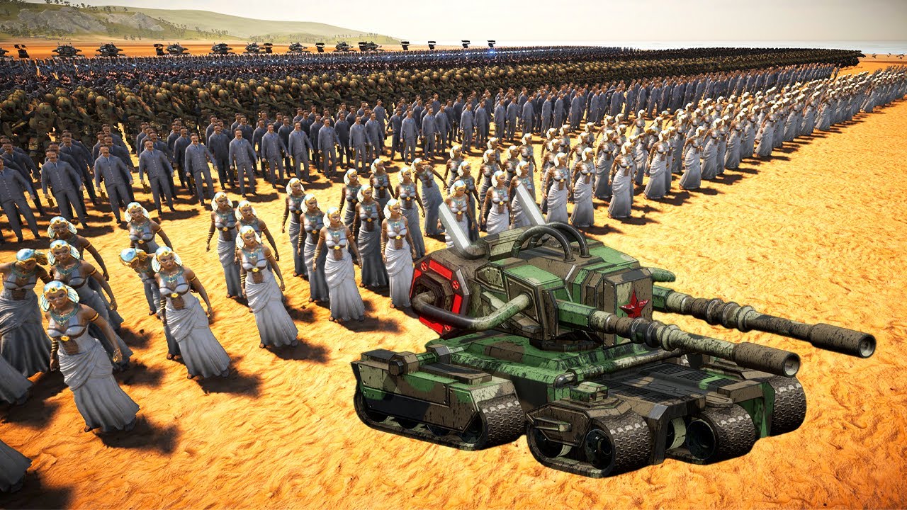 Red Alert Tank, Gauss Turret & Special force vs 3.4 Million Pyramid head, Hell Knight & Zombies !!