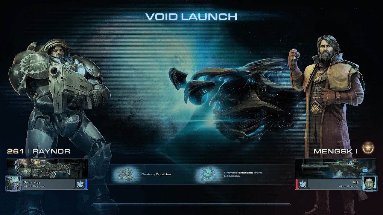 StarCraft II Brutal RAYNOR COOP MENGSK Void Launch