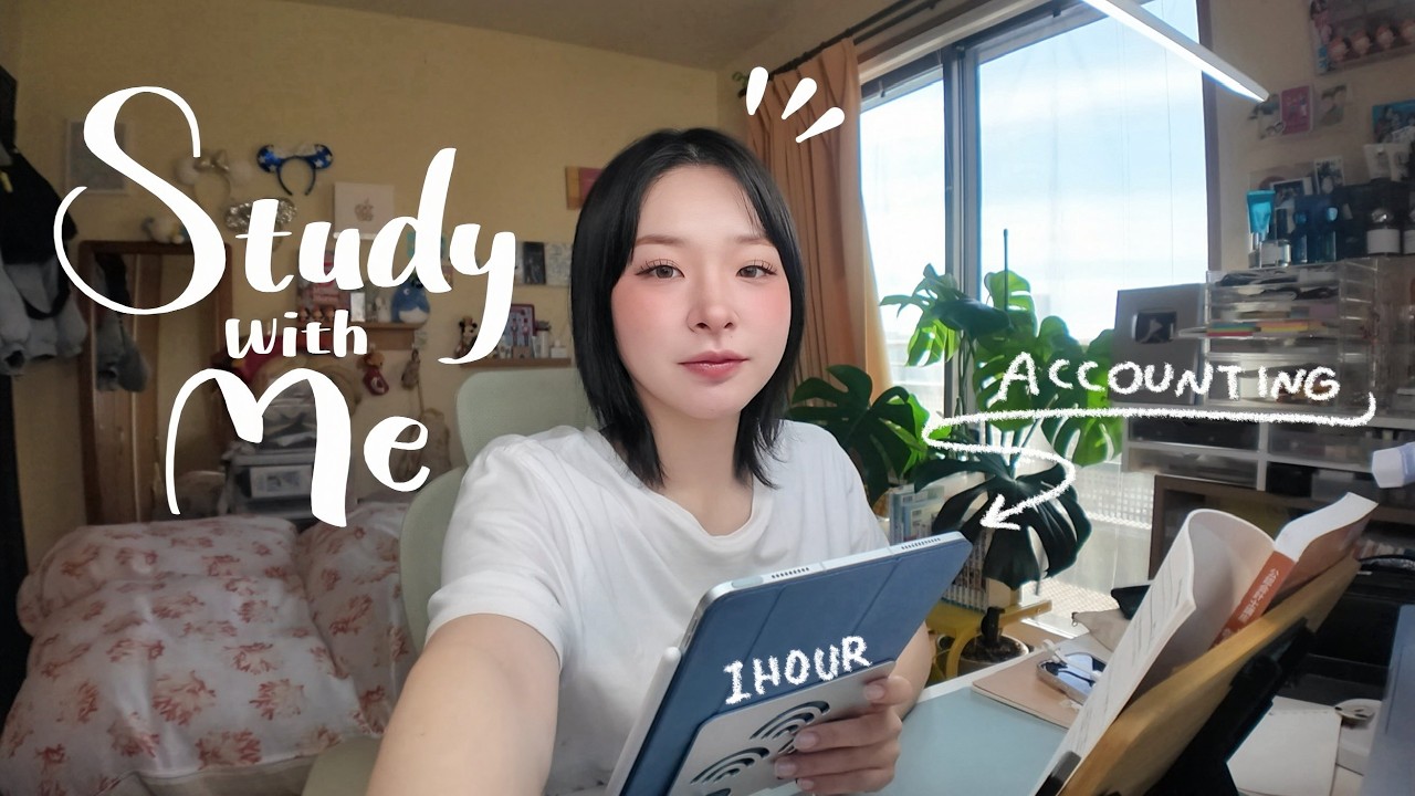 study with me🌱 テキスト持って集合〜！！　1hour | no music