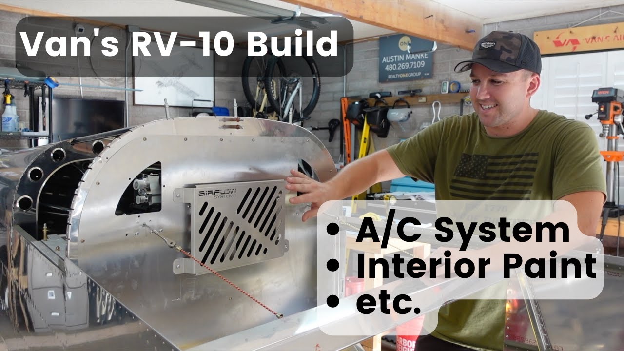 RV-10 Build Update - A/C Install, Fuel Valve, etc.