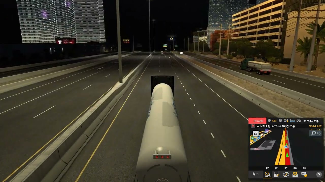 American Truck Simulator(ATS) : 535 Miles from Primm to Elko / Kenworth T680