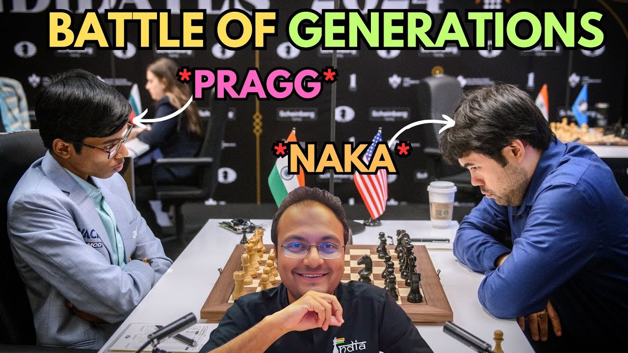 When Nakamura gets Pragmatic | Pragg vs Naka | FIDE Candidates 2024
