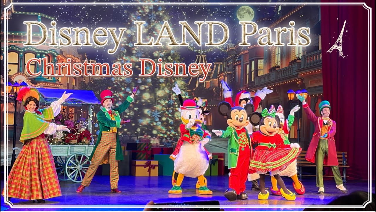 🇫🇷クリスマスシーズンのパリディズニー🥐サンタクロース&ミセスクロースにも会えて感動🌟