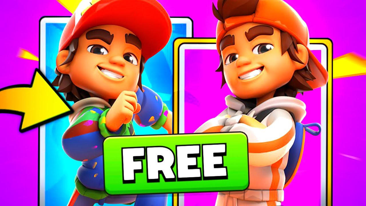 VELOCEEE... 2 БЕСПЛАТНЫХ СКИНА для SUBWAY SURFERS 2!