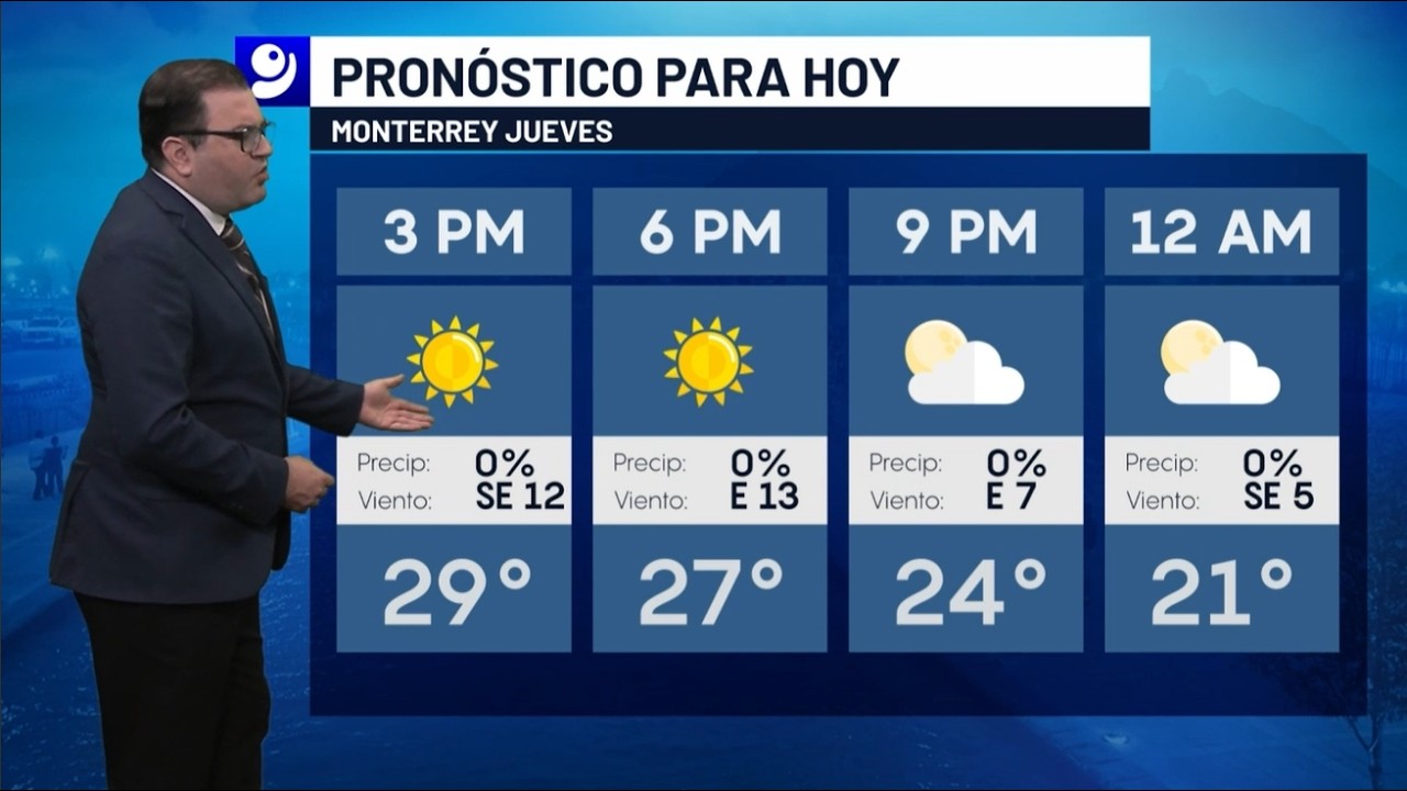 El clima en Monterrey hoy 12 de febrero de 2026 | Gamavisión Noticias
