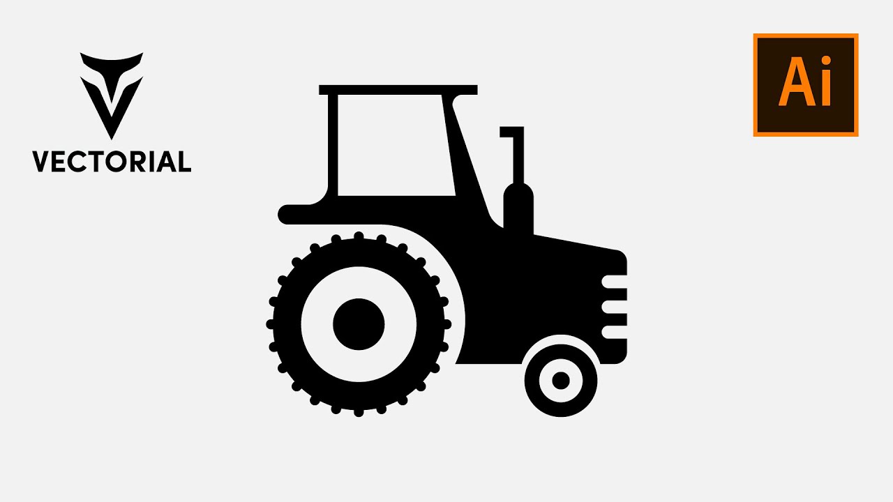 Tracktor icon tutorial in Adobe Illustrator