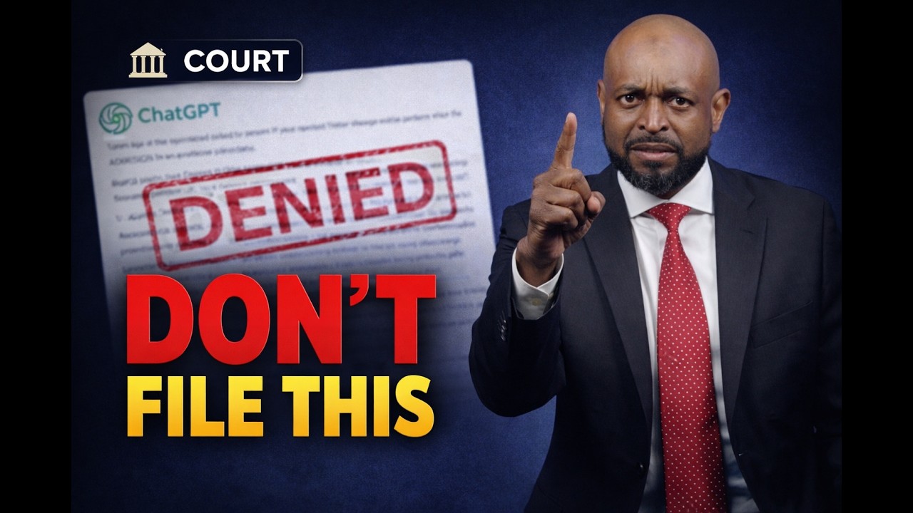 Using AI for Your Court Case? Watch This First