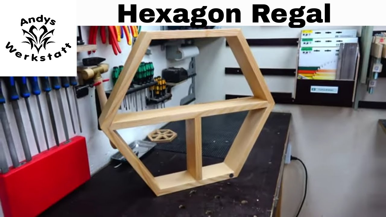 Hexagon Regal / Sechseck Regal selber bauen