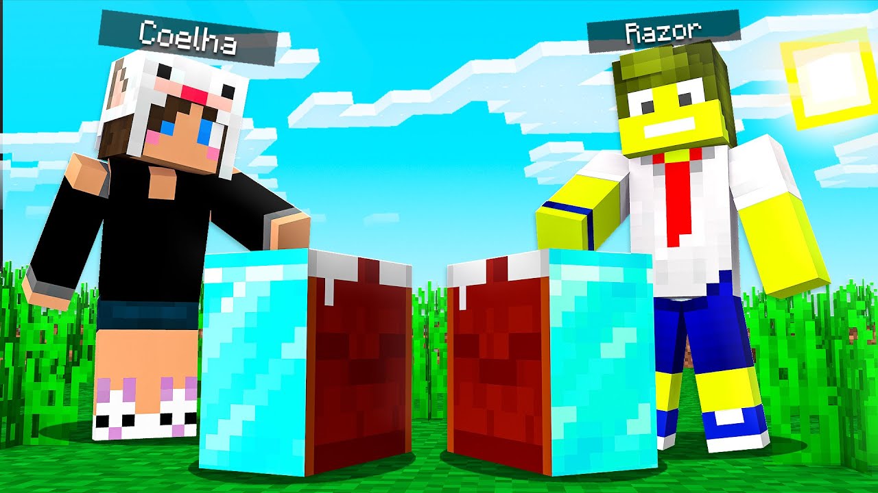 MINECRAFT, MAS TUDO VIROU BOLO !