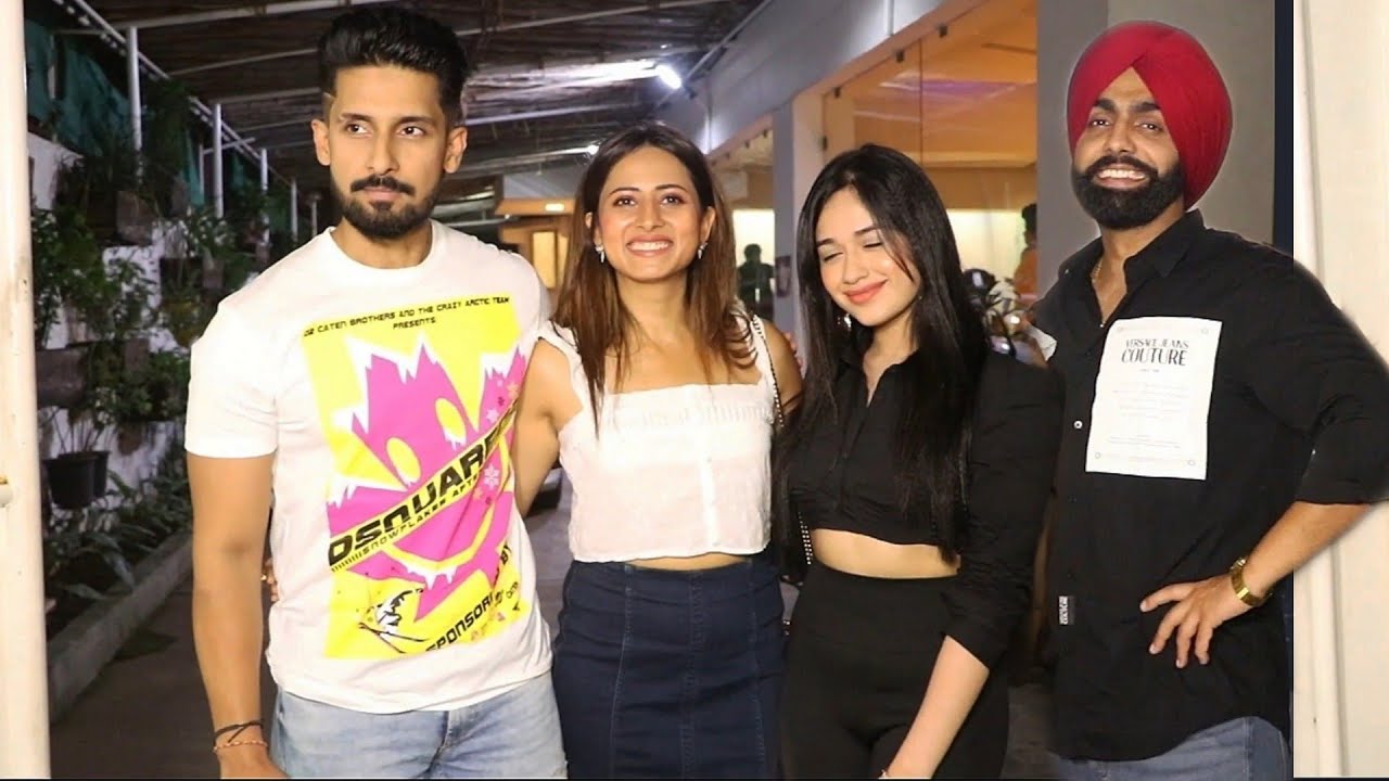 Sargun Mehta, Ravi Dubey, Jannat Zubair And Ammy Virk At Qismat 2 Movie Screening
