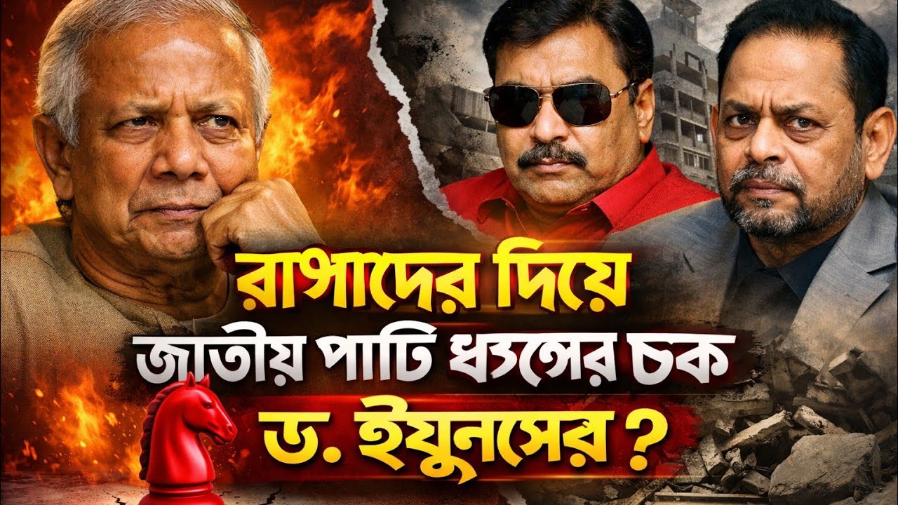 জাতীয় পার্টির ওপর আবার ভয়াবহ থাবা দিচ্ছে ড.ইউনুস ?Awamileague।Jatiya party।Politics। News।Ranga