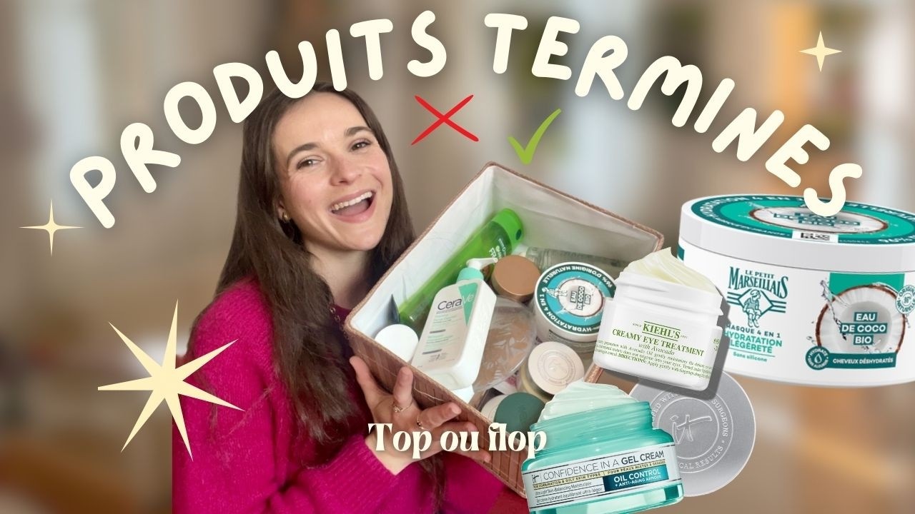 PRODUITS TERMINÉS beaucoup de skincare