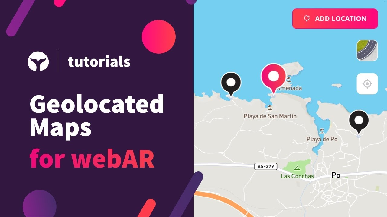 Geolocated maps in webAR - create webAR scenes and associate them to GPS locations - Onirix Tutorial
