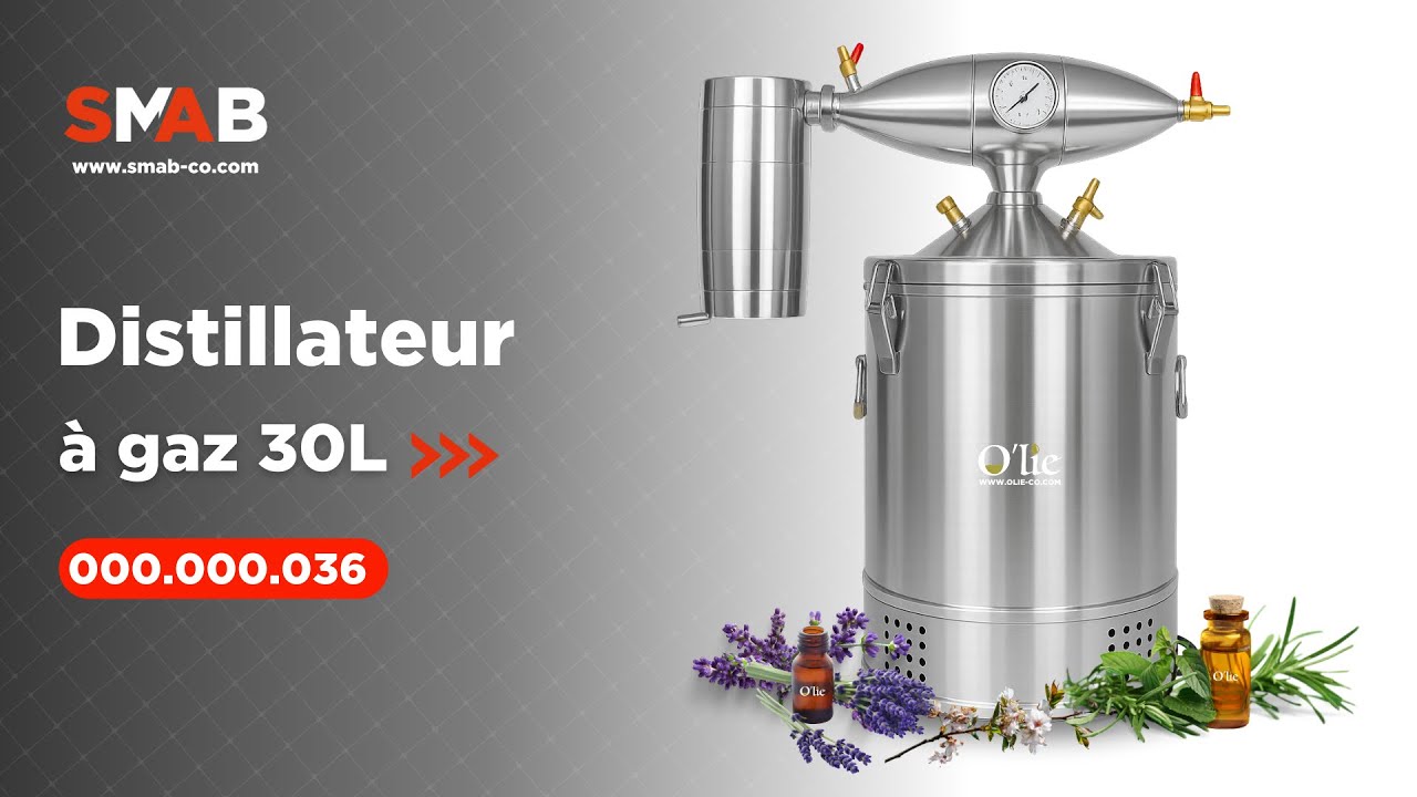 Distillateur à gaz 30L - SMAB