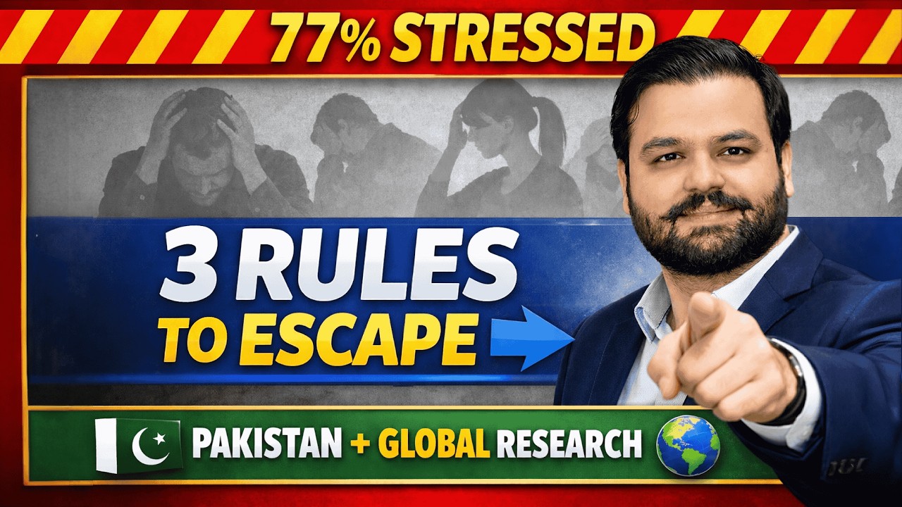 77% Log Stress Mein Hain - Ye 3 Principles Follow Karo Aur Bach Jao Explained by Raja Hammad