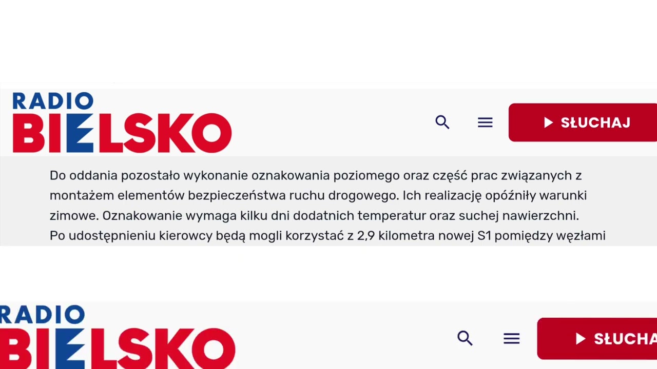 Further sections of the S1 and DK44 roads in Bieruń are planned to be opened in February.