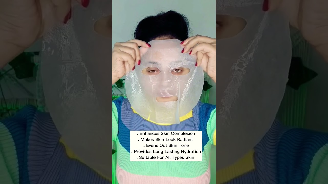 Good Vibes Rice Brightening Sheet Mask #shorts #youtubeshorts