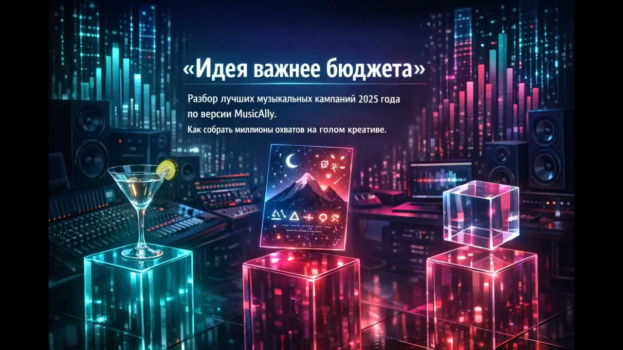 Идея важнее бюджета: разбор лучших музыкальных кампаний 2025 года по версии MusicAlly