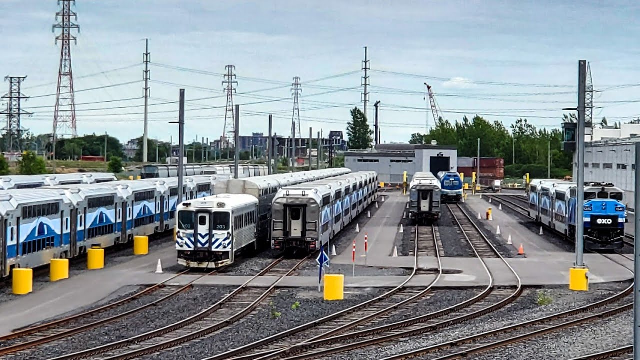 EXO Trains in Pointe-Saint-Charles | Railfanning Day in PSC (Part 1)