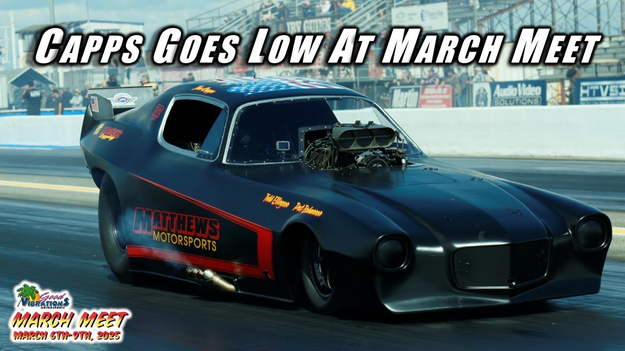 March Meet Funny Car Round 1 Glimpse | Jon Capps Goes Low ET | Shane Westerfield Wins | Drag Racing