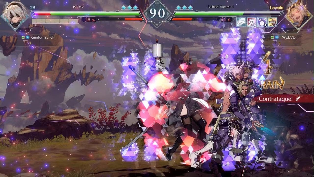 Ganando combate en linea en Granblue Fantasy Versus: Rising