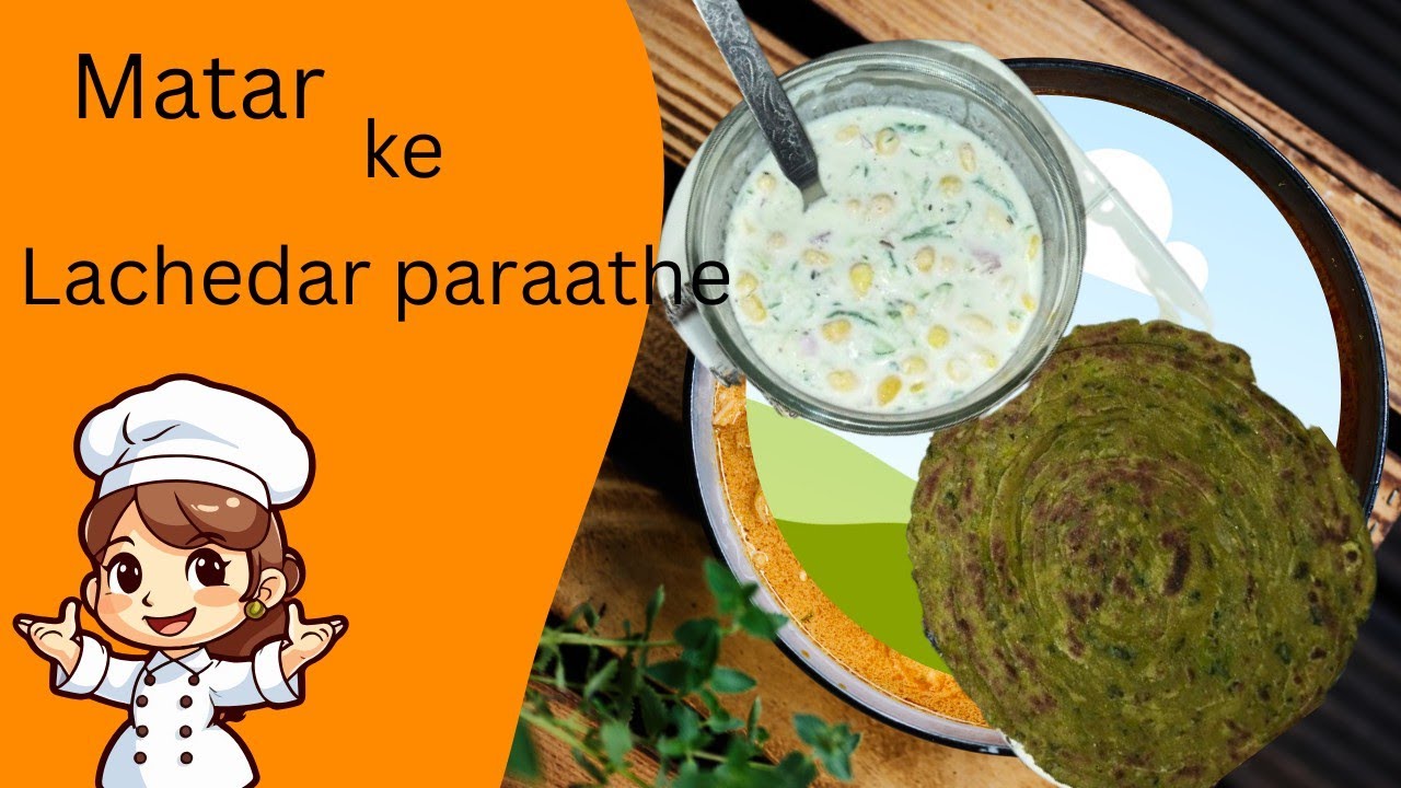 न्यू रेसिपी हरे मटर के लच्छेदार पराठे हमारे हफ्ते में तो एक बार जरूर बनते हैं Breakfast Recipe 😋😋😋😋