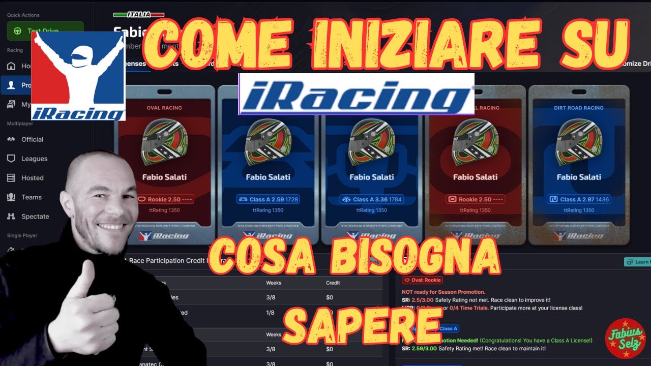 iRacng - GUIDA PER NUOVI UTENTI