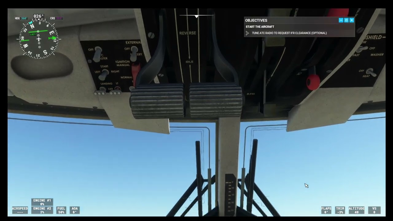 MSFS Twin Otter DHC6 Flightplan GPS Autopilot and ILS Landing TNCC