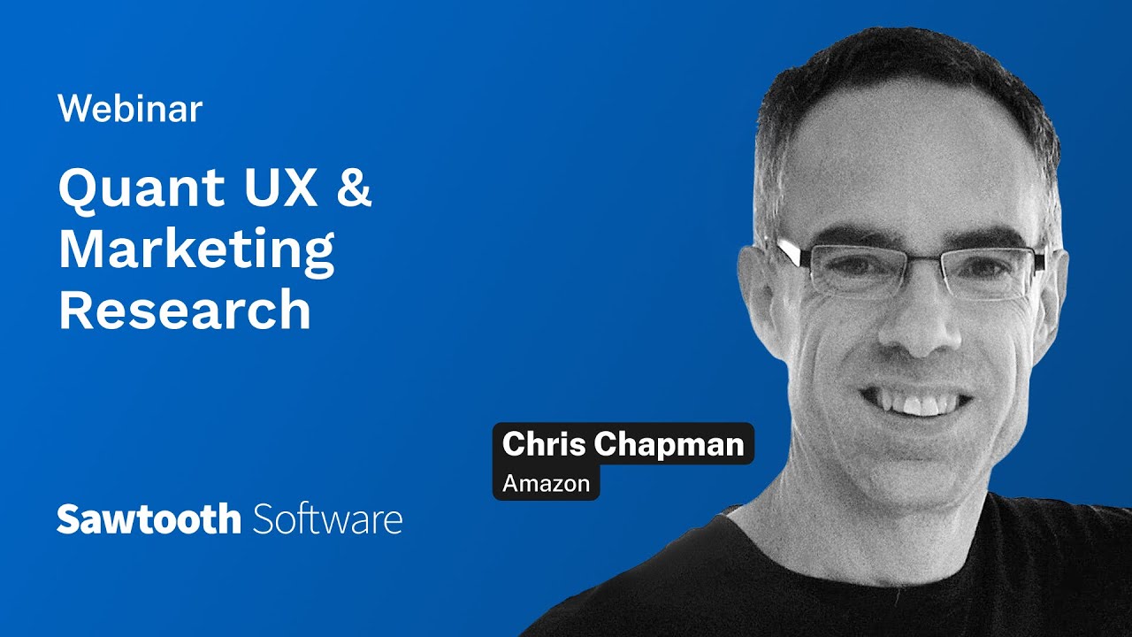 Quant UX and Marketing Research