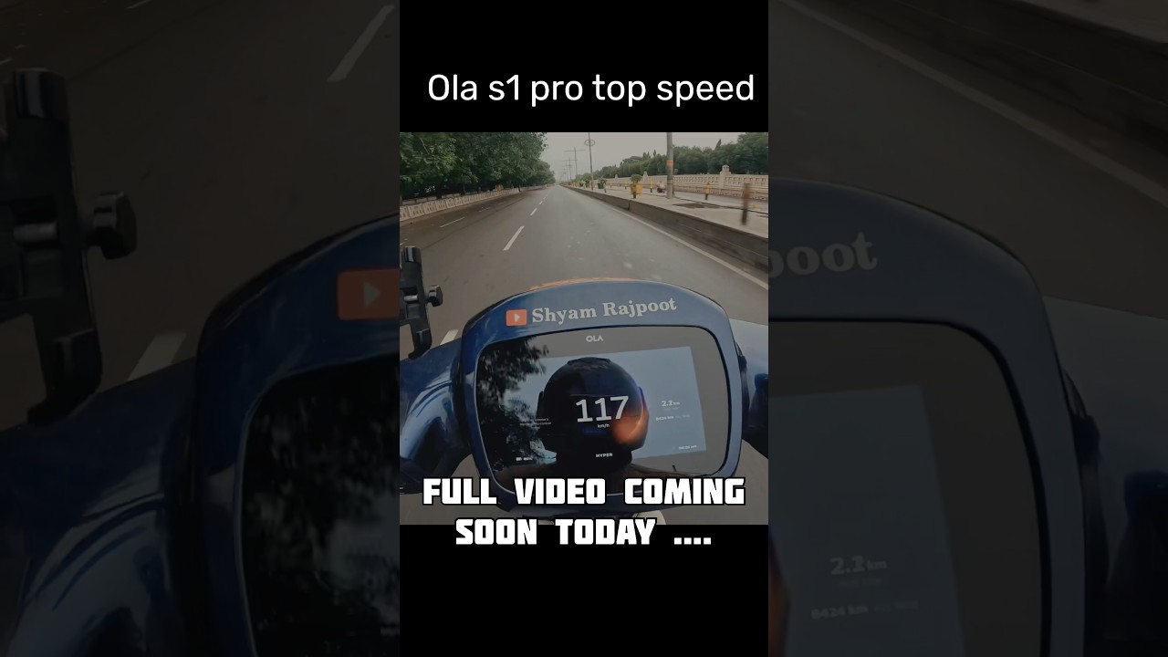Ola s1 pro gen 3 top speed  #ola #olaelectric #lucknow #viralvideo