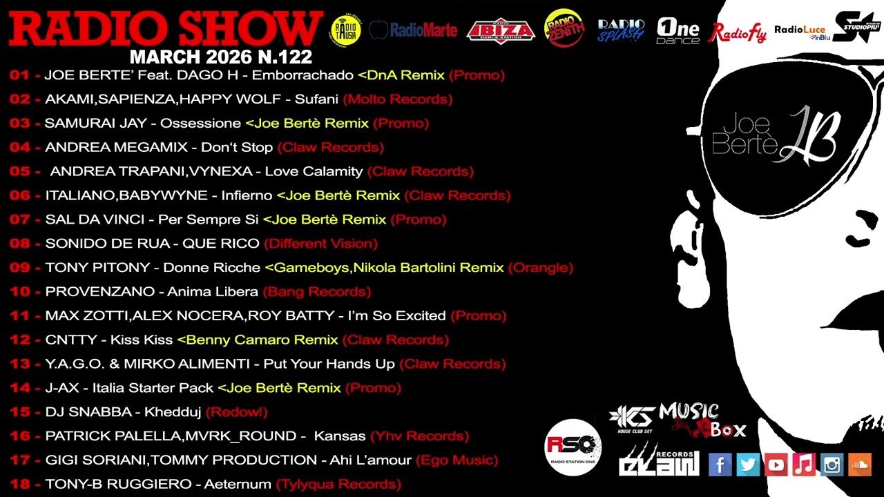 Jb Radio Show By JOE BERTE' Marzo 2026 N.122