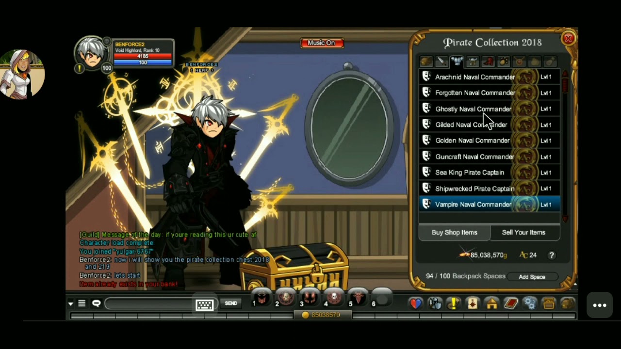 Aqw Pirate collection chest 2018
