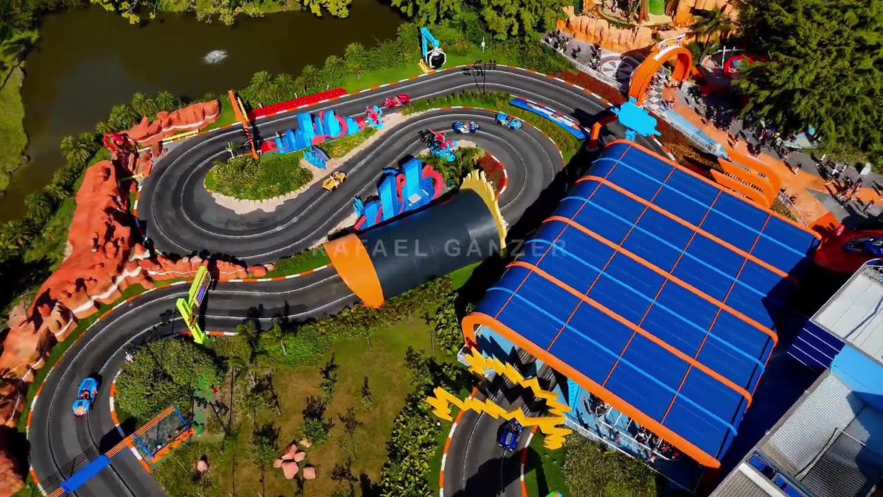 (4K) DRONE • Flying Over Beto Carrero World | Brazil’s Biggest Theme Park