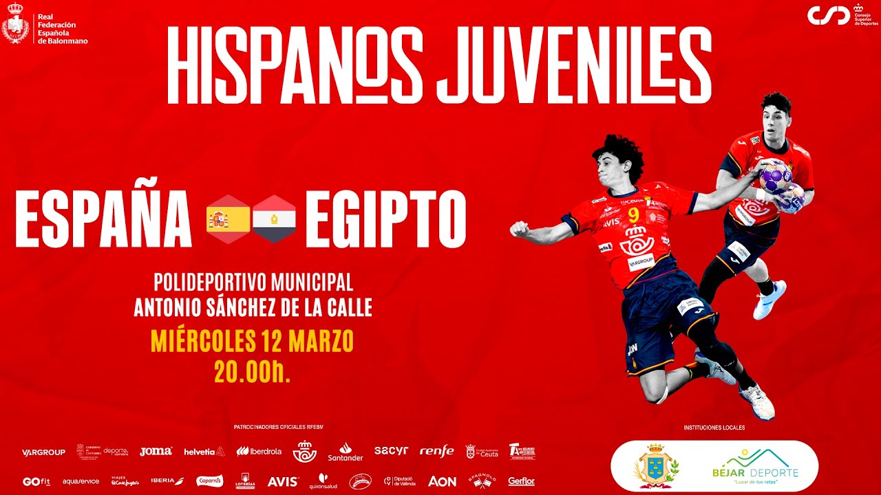 #HispanosJuveniles | España : Egipto