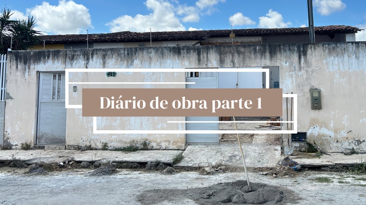 Diário de obra parte 1 - Reformando uma casa abandonada - O que vamos fazer?