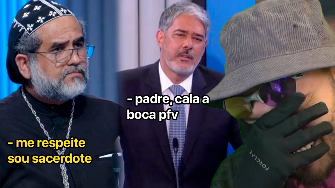 debate na globo pega fogo e padre não cala a boca
