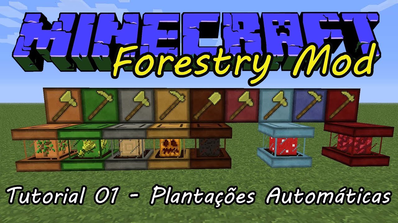 Forestry - Tutorial 01 - Introdução e Arboretum - Plantações de Árvores Automáticas (PT-BR)