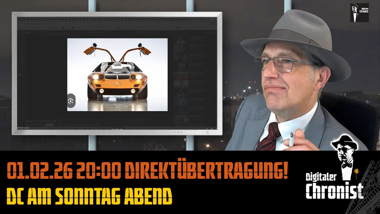 01.02.26 20:00 Direktübertragung! DC am Sonntag Abend