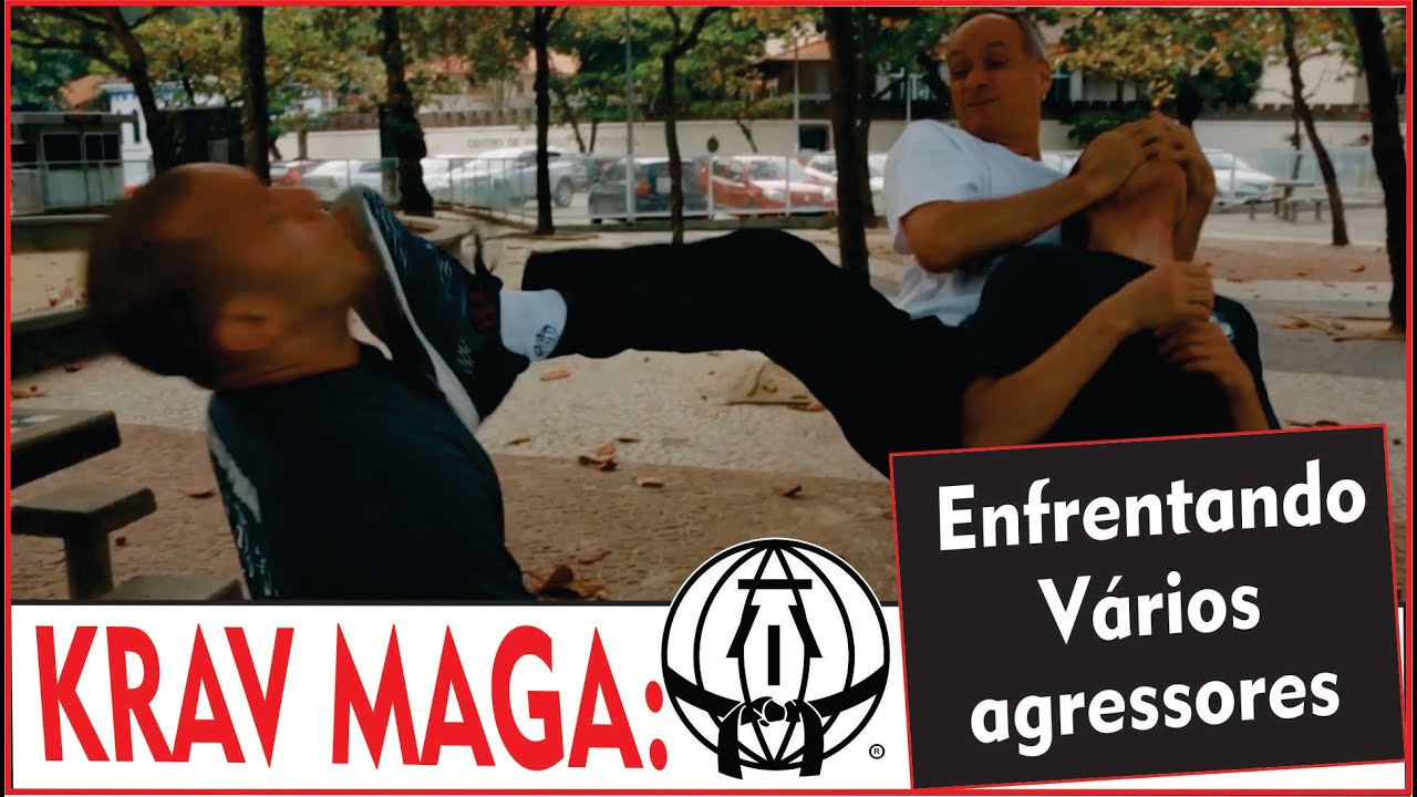 Mestre Kobi mostra como o enfrentar v&aacute;rios agressores com Krav Maga